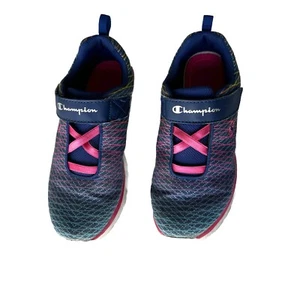 Champion Girls Shoes Blue And Pink Sneakers Size US 3 - Picture 1 of 7