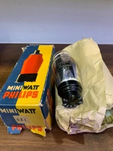 Tube AZ1 Philips, Black Plates, NOS NIB - Picture 1 of 5