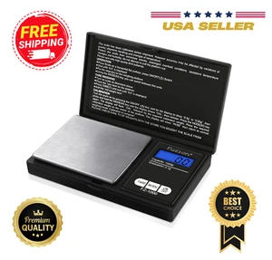 Bilancia digitale 1000 g x 0,1 g gioielli tasca grammo oro argento moneta erbe cibo preciso - Foto 1 di 8