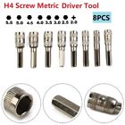 H4 Screw Metric Driver Tool Drill Bit PH2.0/M2.5-5.5mm Hex Shank Hex Nut Socket