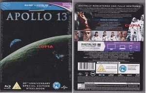 APOLLO 13 - RARE Zavvi EXCLUSIVE BLU RAY STEELBOOK - Bild 1 von 3