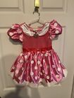 Robe costume enfant Disney Minnie Mouse rose blanc taille XS 4 V2