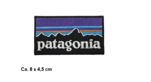 patagonia bügelbild Patch Rücksack Aufnäher Loch Flicken Fliegenfischen - Bild 1 von 3