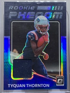 2022 Panini Donruss Optic Tyquan Thornton #RP-TT Rookie Phenom Blue Hyper Patch - Picture 1 of 2