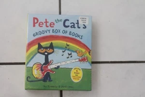 Pete the Cat's Groovy Box of Books 6 Book Set Kimberly& James Dean Sealed - Imagen 1 de 4