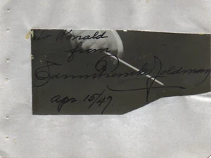 EDWIN FRANKO GOLDMAN AUTOGRAMM -- BERÜHMTER KOMPONIST - Bild 1 von 1