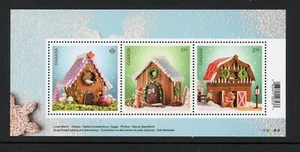 Canada 2024 Gingerbread Houses S/S Christmas Mint MNH ** Dog Reindeer - Picture 1 of 1