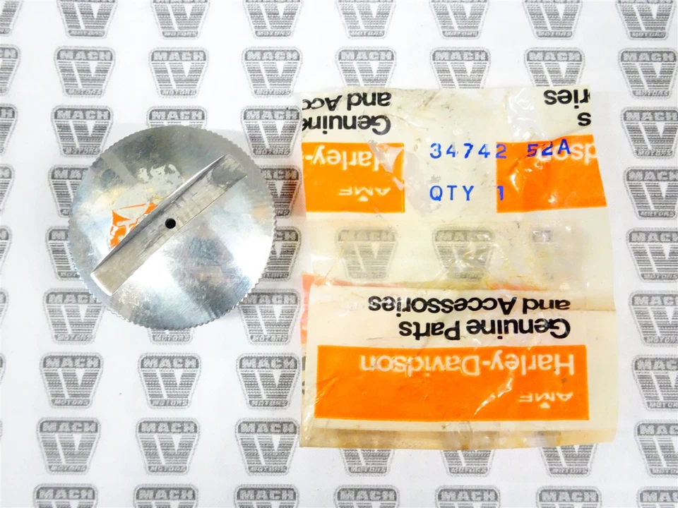 AMF Harley Davidson NOS NEW 34742-52A Transmission Filler Cap K KH KHK KK XL XLC - Image 1 of 4