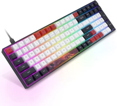 IG INSTAGO 96 Keys , RGB Backlit USB Wired Gaming Keyboard Gateron Brown - Image 1 of 4