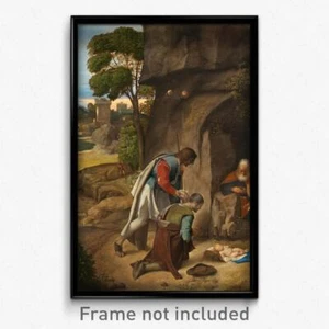 Giorgione - The Adoration of the Shepherds Print 11x17 Art Poster - Picture 1 of 1