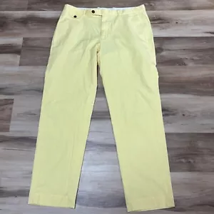 Brooks Brothers Pantalone Uomo 36x32 Supima Cotone Elasticizzato Clark Chino Tasca Monete - Foto 1 di 8