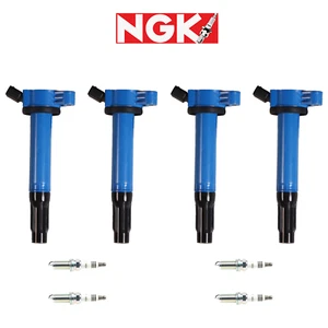 NGK Spark Plug + Ignition Coil For 2009-2019 Scion Toyota FJ Cruiser tC 2.7L I4 - Picture 1 of 1