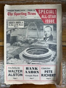 The Sporting News July 16, 1966 Busch Stadium Cover All-Star Issue - Picture 1 of 2