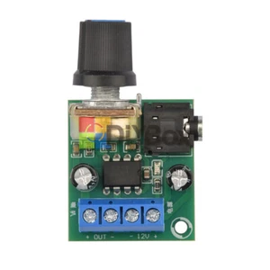 LM386 Mini Audio Amplifier Board Mono DC 3-12V 10W Volume Control Module DIY - - Picture 1 of 9