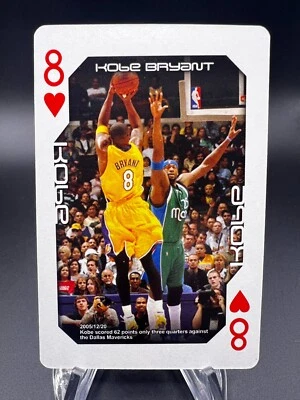 *RARO* Tarjeta de juego china Kobe Bryant 2010 - 8 de corazones Foto 1 de 3