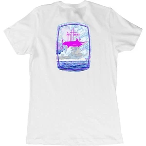 Guy Harvey Damen Bombshell S/S T-Shirt..Größe auswählen..weiß..neu mit Etikett - Bild 1 von 7