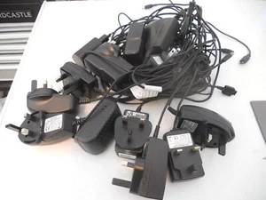 Travel charger/power supplies -job lot-10 no.-Surplus--Virtually new - Zdjęcie 1 z 1