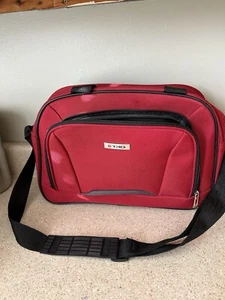 Borsa da viaggio personale con etichetta, due tasche rossa - Foto 1 di 4