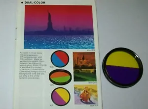OLD NEW STOCK HOYA 49MM DUAL-COLOR Y/P YELLOW- PURPLE FILTER WITH CASE AND BOX - Picture 1 of 5