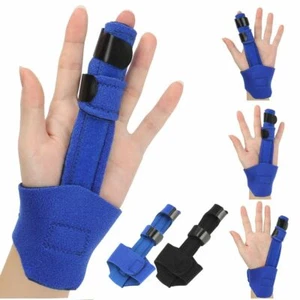 Relief Finger Trigger Splint Brace Straightening Curved Locked Mallet Unisex - Picture 1 of 14
