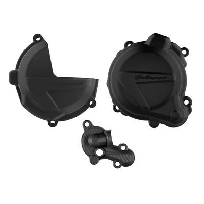 Polisport Engine Covers Protection Kit for Beta RR 250/300 (2018-2022) - Black - Image 1 of 4