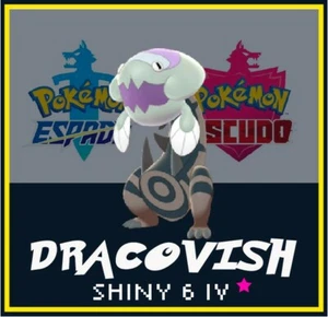DRACOVISH Shiny Competitivo Pokemon Espada/Escudo - Picture 1 of 3