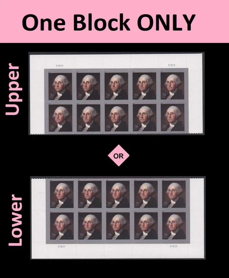 US 4504 George Washington 20c plate block 10 P11111 MNH 2011 - Image 1 of 1