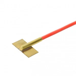 ROHRANLEGEFÜHLER MIT MESSINGHÜLSE BIS 200 °C - SILIKONLEITUNG - SENSOR WÄHLBAR - Picture 1 of 1