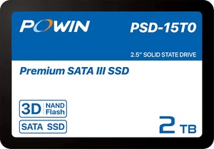 2TB SATA III 2.5" SSD with 3D NAND Flash, Up to 490/470 MB/s Speed - Picture 1 of 4