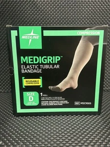 NIB Medline Medigrip Tubular Bandage Elastic Compression Size D 7.6" 11YDS - Picture 1 of 10