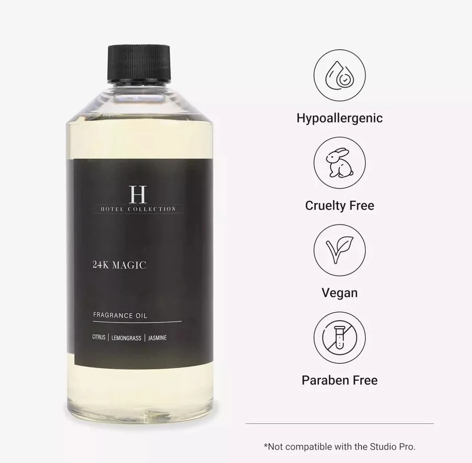 Aceite difusor 24k Magic 500 ml inspirado en W Hotels, colección hotelera. Foto 1 de 4