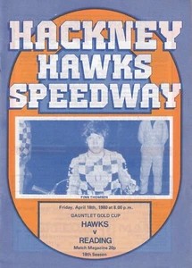 Vintage Speedway Programmes - Hawks vs Reading April 1980 - Picture 1 of 1