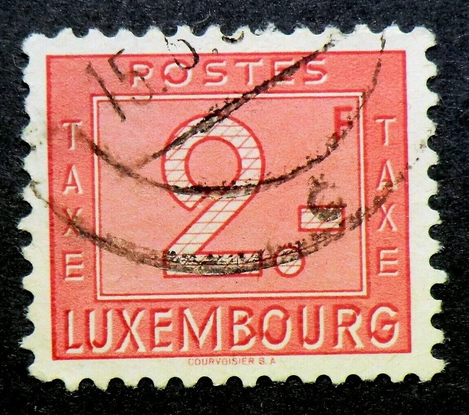 Luxembourg J32 1946 2F Postage Due photogravure perf. 11 1/2  - Image 1 of 1