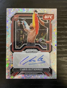 2023 Panini Prizm UFC Chris Gutierrez Silver Disco RC Auto SSP #SA-CGT - Picture 1 of 2