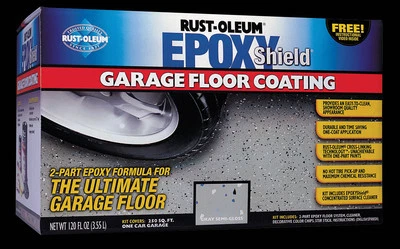 EPOXY SHIELD Garagenboden Beschichtung, Grau Semi-Gloss Rust Oleum Epoxid - Bild 1 von 2