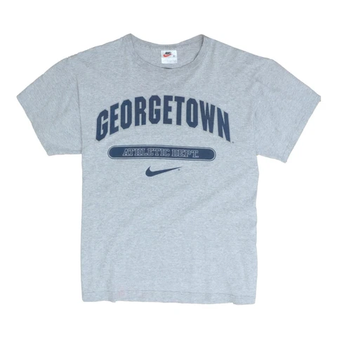 Vintage Georgetown Hoyas Nike T-Shirt Size Medium 90s NCAA Cover