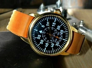 Vintage Pobeda ZIM 15 Jewels mens wrist watch vintage 1980s USSR RARE Serviced - Picture 1 of 9