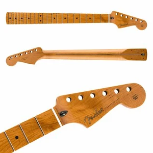 Fender Roasted Maple Strat Neck 21 Narrow Tall Frets 9.5" C Shape 0990502920 - Picture 1 of 1