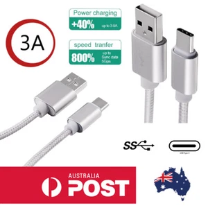 Fast Charger USB C Type-C Data Cable For Samsung S8 S9 S10 S20 Ultra Plus Note - Picture 1 of 20