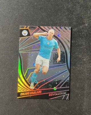 2022-23 Panini Revolution Erling Haaland Cosmic 17/25 Manchester City Norway - Image 1 of 2