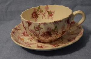Vintage Spode ROSEBUD CHINTZ Tea Cup and Saucer - Picture 1 of 3