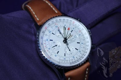 🐺 Breitling Navitimer A24322 World Chronograph Automatic Men’s Watch 46mm 🐺 - Image 1 of 4