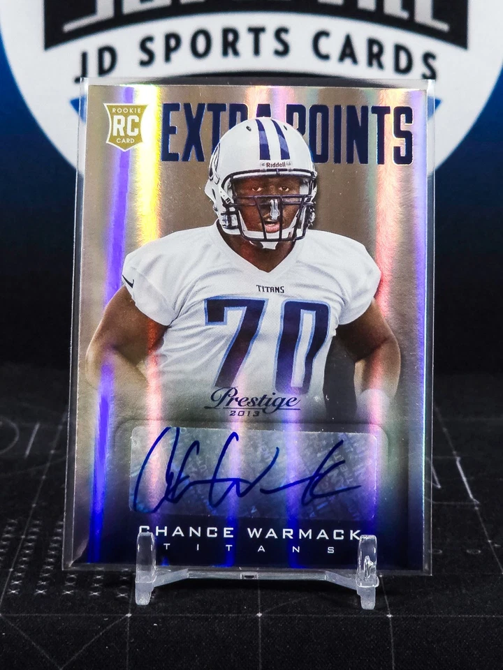2013 Prestige Extra Points Blue Auto 218 Chance Warmack Titans Rookie - Image 1 of 1