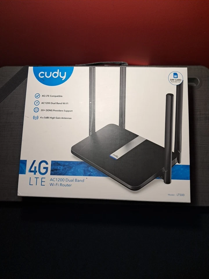Cudy LT500 AC1200 Dual Band Unlocked 4G LTE Modem Router with SIM Card Slot - Image 1 of 1