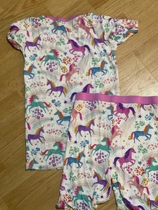 Little Sleepies Unicorn Pajamas Size 9/10 - Picture 1 of 2