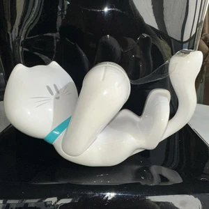 Scotch weiße Katze Klebebandspender nachfüllbar Schreibtisch Zubehör skurril - Bild 1 von 9