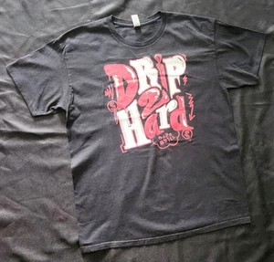 Preowned Drip Drip T-Shirt Large Black - Picture 1 of 2