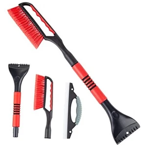  Schneebürste mit Eiskratzer, Schneeräum-Autobürste, abnehmbarer Schnee 26′′ - Bild 1 von 7