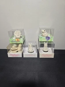 Department 56 Snowbunnies With Boxes Lot of 5 - Picture 1 of 11