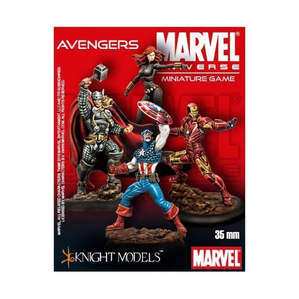 Knight Models Marvel Mini 35mm Starter Set - The Avengers Pack New - Image 1 of 1
